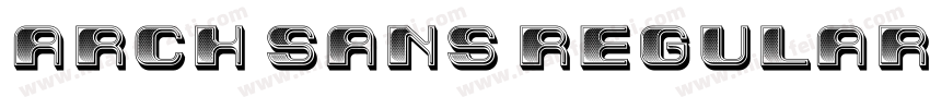 Arch Sans Regular字体转换